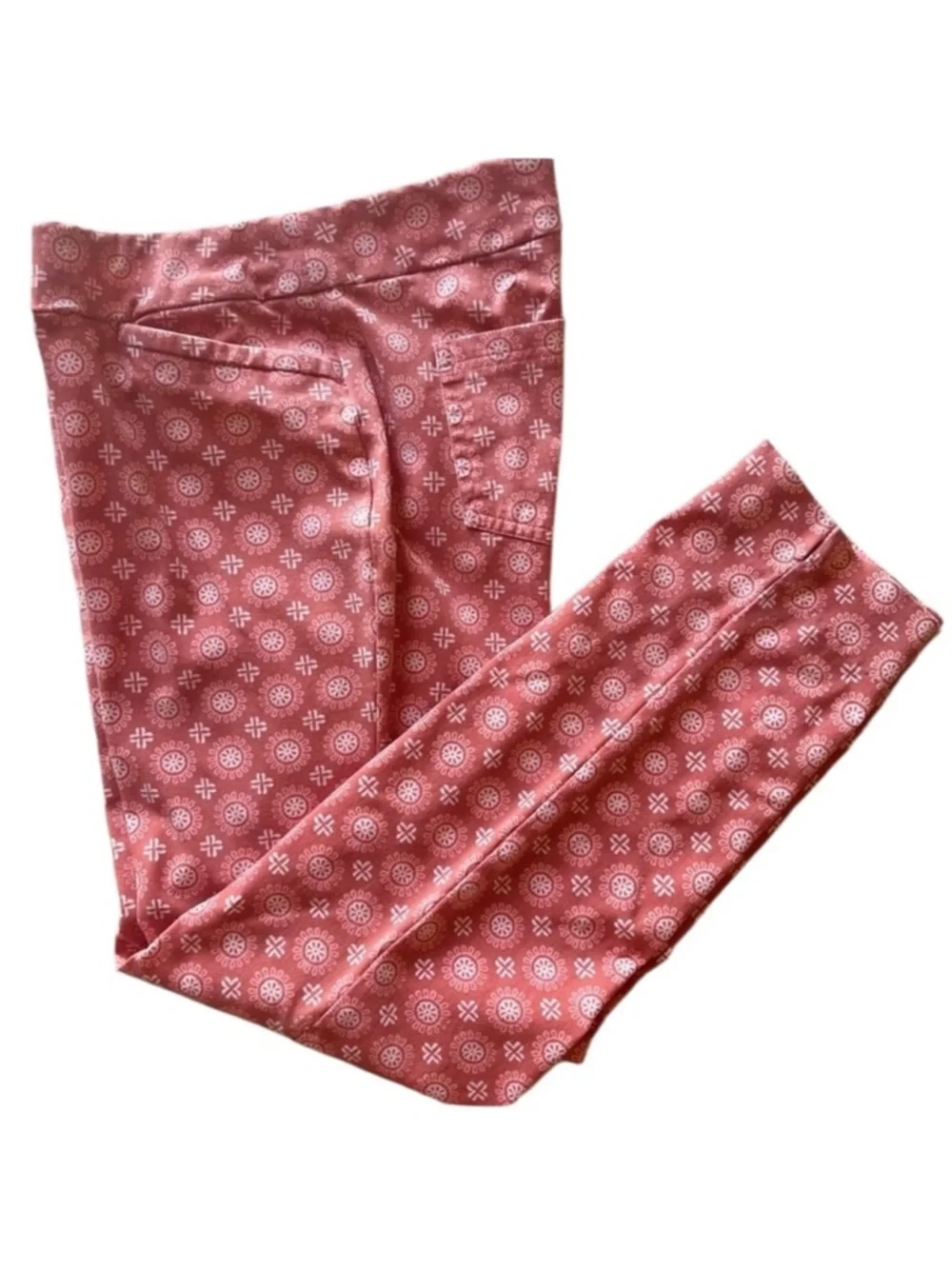 SPARTINA 449 MAREN PULL-ON PANT PATTERN HOUSE BOHO CIRCLES size Small - Picture 4 of 7
